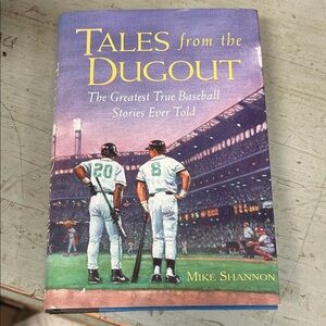 Tales from the Dugout by Mike Shannon - Purple and Green Cover